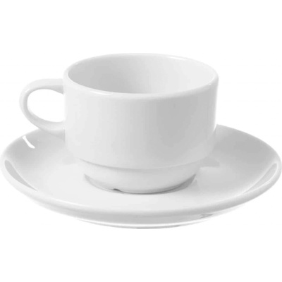 Fine Dine Fine Dine Stohovateľná šálka s podšálkou Bianco 90 ml