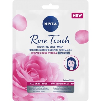 Nivea Rose Water Лист маска, 1 pcs Маска за лице дамски