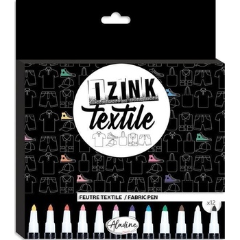 Aladine Izink Комплект маркери за текстил 12 бр (85532)