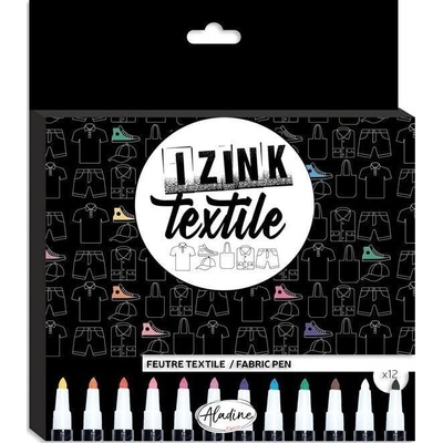 Aladine Izink Комплект маркери за текстил 12 бр (85532)