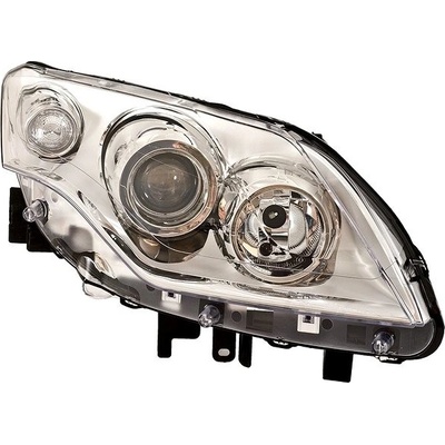 ACI RENAULT LAGUNA 07- přední světlo H7+H7 (el. ovládané) chromové pozadí P