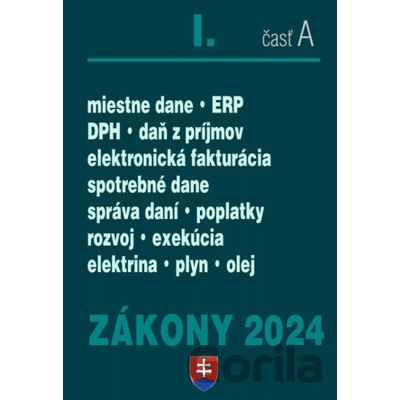 Zákony I. A / 2024 - Daňové zákony