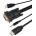 VCOM Кабел, VCom CG493A, VGA M / HDMI M, 1.8m (CG493A-1.8)