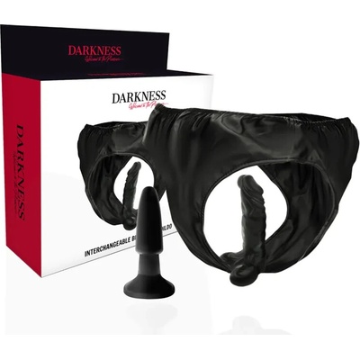 Darkness Interchangeable Butt Plug and Dildo
