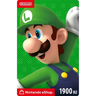 Nintendo dárkový poukaz 1900Kč