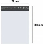 Leantoys Courier Foil Envelope Foliopak 100 Pieces 170x300mm