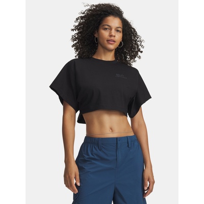 Under Armour Дамска тениска Under Armour Cropped Script SS Tee-BLK Under Armour | Cheren | ЖЕНИ | S