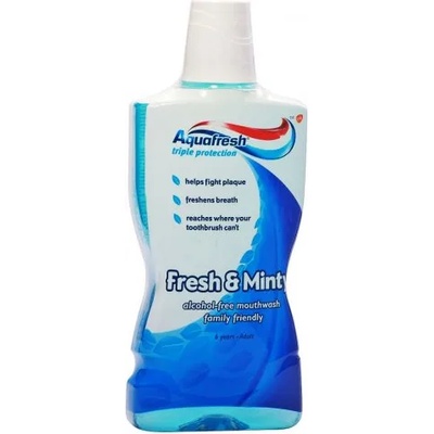 Aquafresh Fresh & Minty Вода за уста 500мл