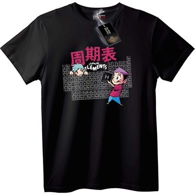 NOONEBRAND Тениска Периодична Таблица на Елементите - 2XL, Black