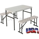 LIFETIME - campingový stůl a 2x lavice (80353)