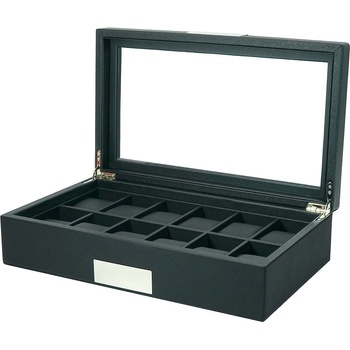 Rothenschild watch box RS-3633-BL for 12 watches black (watch box RS-3633-BL for 12 watches black)