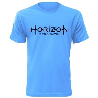 Herní tričko Horizon Zero Dawn azurové