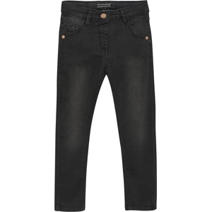 Minymo Детски дънки Minymo Kid's Jeans Stretch Slim Fit Girls Jeans - Grey Black - размер 128 (EU) (701-4002-0215)