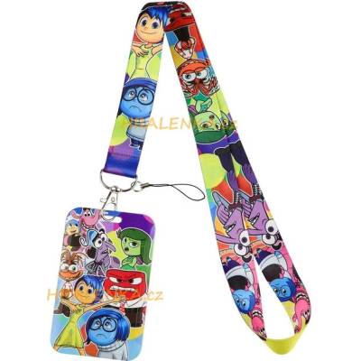 Šňůrka na krk 24465 s cedulkou na ID karty Inside Out