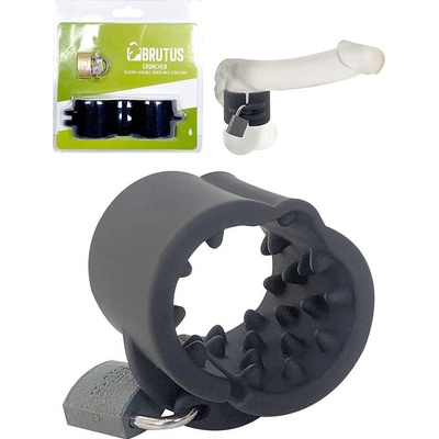 Brutus Cruncher Silicone Lockable Spiked Ball Stretcher