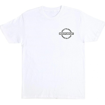 Independent tričko Bar-rier S/S Heavyweight White