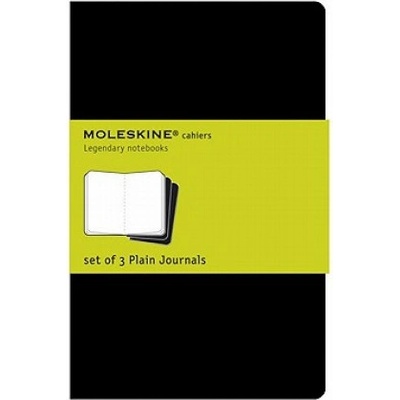 Moleskine Moleskine Plain Cahier Xl - Black Cover (3 Set) | Moleskine