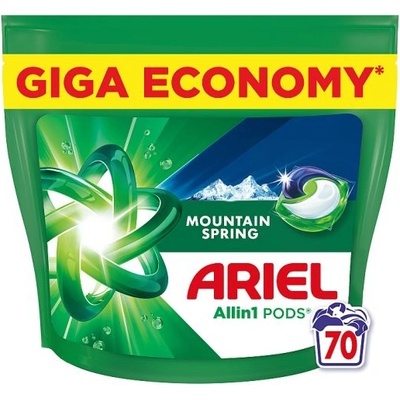 Ariel All in1 Mountain Spings Pods prací kapsule 70 PD