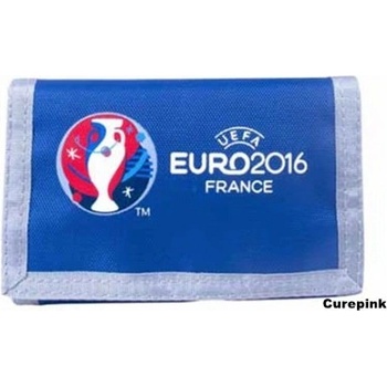 EURO 2016 modrá polyester 898554 CurePink peněženka