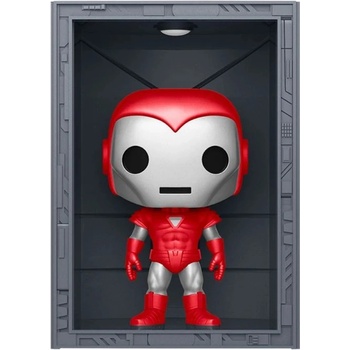 Funko Pop Deluxe Marvel Hall Of Armor Iron Man Model 8 Silver Centurion Mettalic