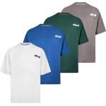 DFND London Тениска DFND London DFND Loose 4 Pack T-Shirt - Green/Grey