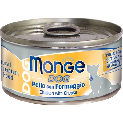 Monge Dog Natural Kuře sýr 95 g