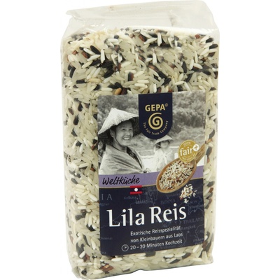 Gepa FAIRTRADE rýže Fialová rýže z Laosu 0,5 kg