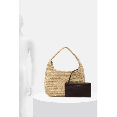 Calvin Klein шопинг чанта дамска от сплетена материя (LV04F3448G)