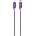 Ttec Кабел ttec AlumiCable Type-c - Lightning Fast Charging Cable 150cm - Лилав