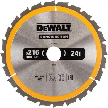 DeWALT DT1953 Pilový kotouč 216 x 30 mm, 40 zubů
