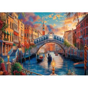Dino - Puzzle Painted Venice - 1 000 piese