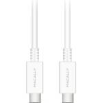 Macally USB-C to USB-C Cable - USB-C кабел за MacBook и компютри с USB-C порт (180 cm) (UCUC6-W)