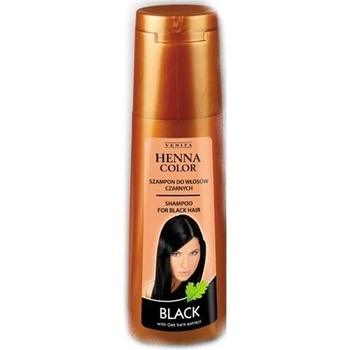 ​Henna color Shampoo henna šampón y na farbené vlasy Black henna šampón na čierne a tmavé vlasy 250 ml
