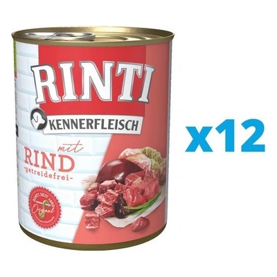 Rinti Kennerfleisch Hovězí 12 x 400 g