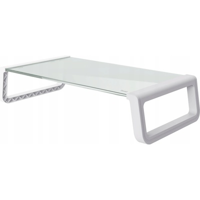 TRUST MONTA GLASS MONITOR STAND WHT 25351