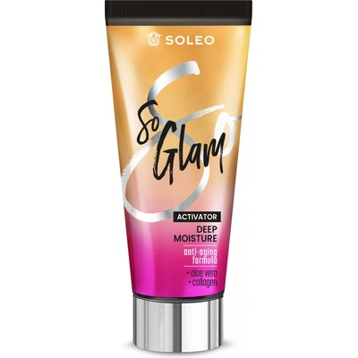 Soleo SO GLAM acclerator with collagen tan ext krém do solária 150 ml