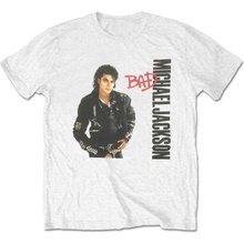 Michael Jackson tričko Bad white