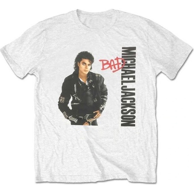 Michael Jackson tričko Bad white