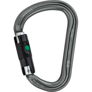 Petzl Заключващ се карабинер Petzl William Ball-Lock HMS carabiner - Grey (323-0137-0111)