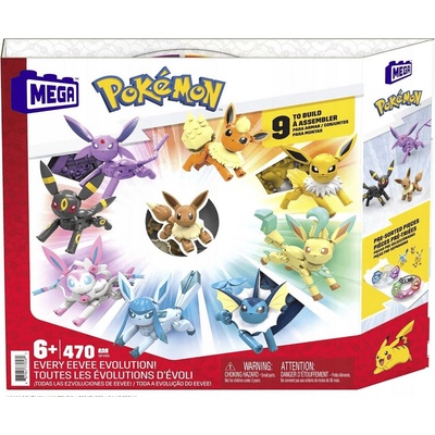 Mega Construx Pokemon Eevee Evolution 470 ks