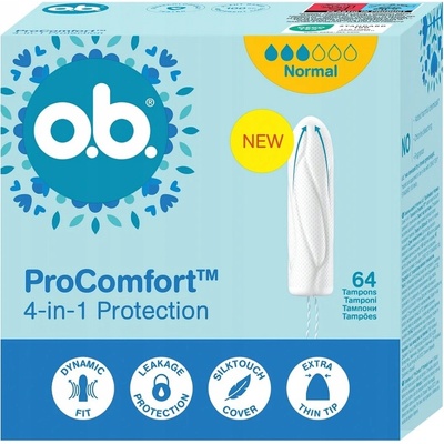 O.B. Tampóny ProComfort Normal 64 ks – Zboží Mobilmania