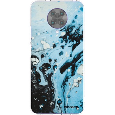 Púzdro Picasee silikónové Xiaomi Poco F2 Pro - Organic blue čiré