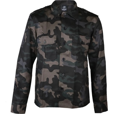 BRANDIT Мъжка риза BRANDIT - НАС Hemd 1/1 - 4102-darkcamo
