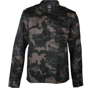 BRANDIT Мъжка риза BRANDIT - НАС Hemd 1/1 - 4102-darkcamo