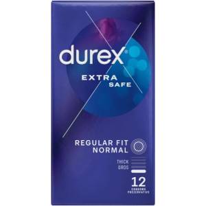 Durex 12 бр. Durex Extra Safe по-плътни презервативи