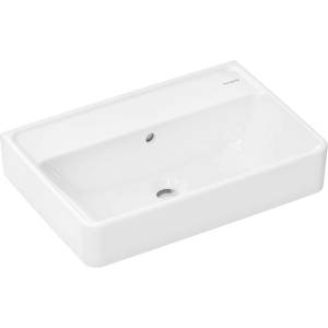 Hansgrohe Xanuia Q - Умивалник 55x37 см, с преливник, без отвор за смесител, бял 60210450 (60210450)