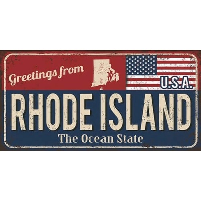 Ceduľa značka USA Rhode Island