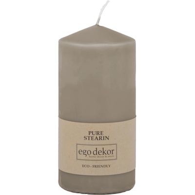 Ego dekor Кафява свещ Връх, време за горене 30 ч. Eco - Eco candles by Ego dekor (ZBC-3771030)