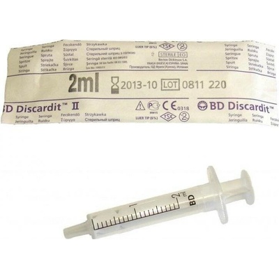Ostatní Stříkačka plastová Objem: 2ml