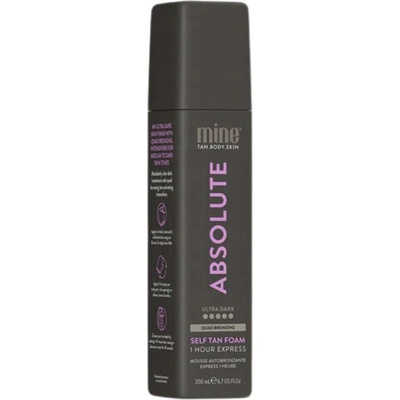MineTan Samoopalovací pěna na tělo Absolute Ultra Dark 200 ml